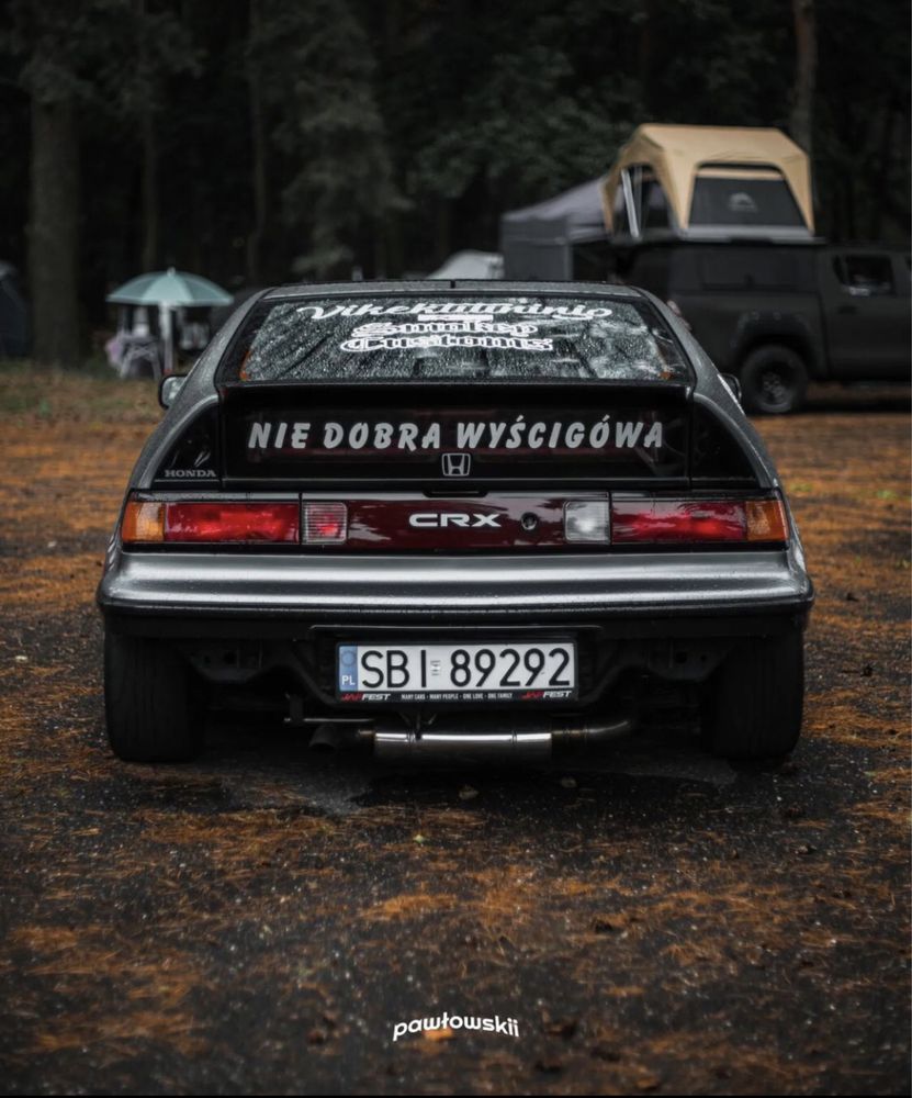 Honda CRX   time attack tuning