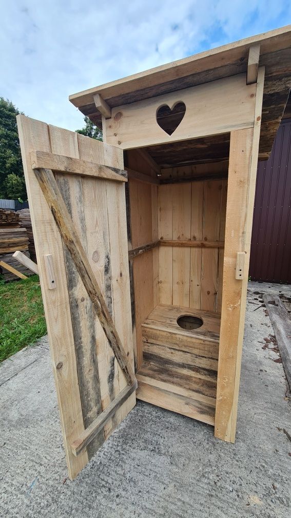 Drewniany - Sanitariat WuCe WC Klop Bardacha Przybytek Wygódka Haziel