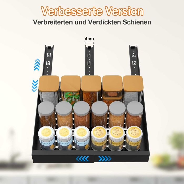 Nowa szafka / półka / organizer /wysuwana /teleskopowa /czarna !A1322!