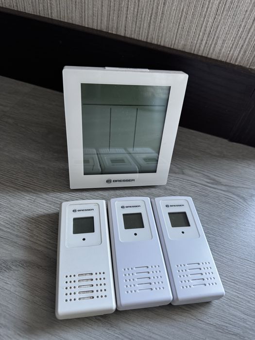 Termômetro de estação meteológica +3 sensores BRESSER