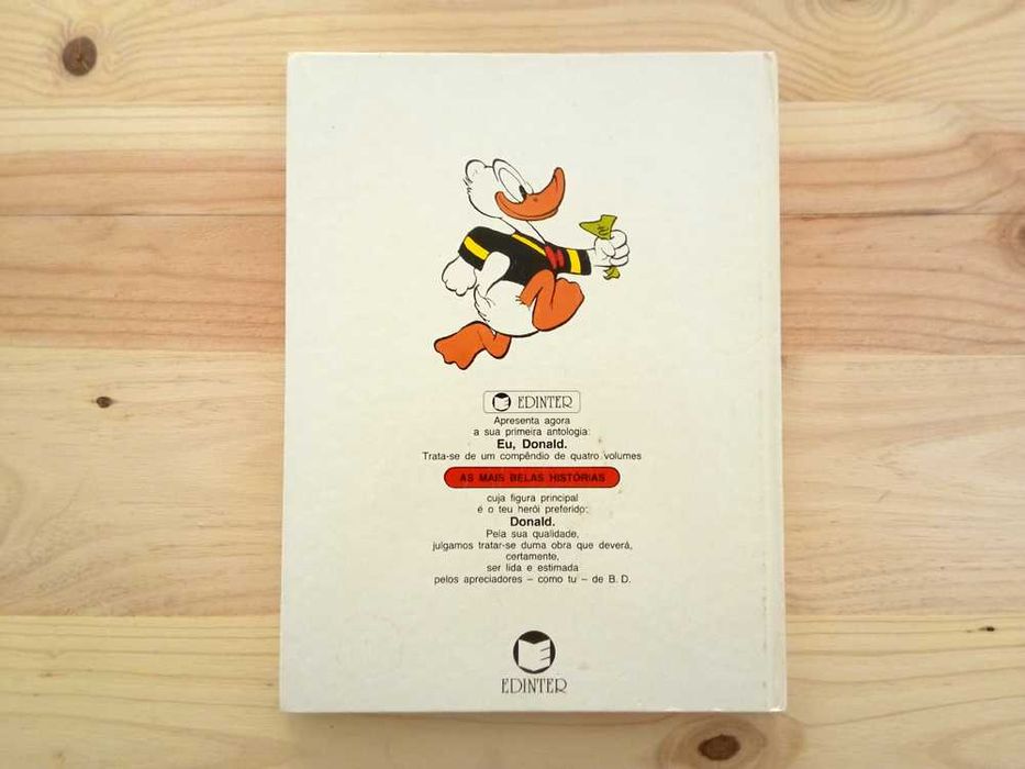 Livro "Eu, Donald - Antologia" de Walt Disney