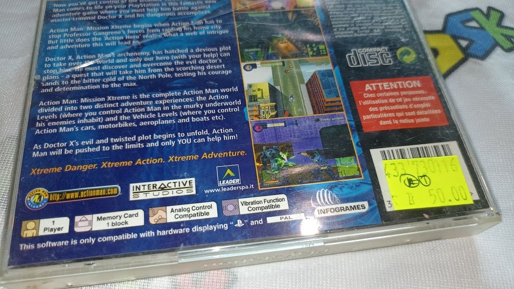 Action Man PSX możliwa zamiana SKLEP kioskzgrami