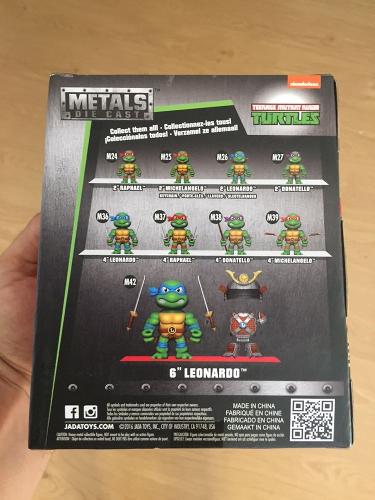 Teenage Mutant ninja Turtles (TMNT) Metals Die Cast Jadatoys