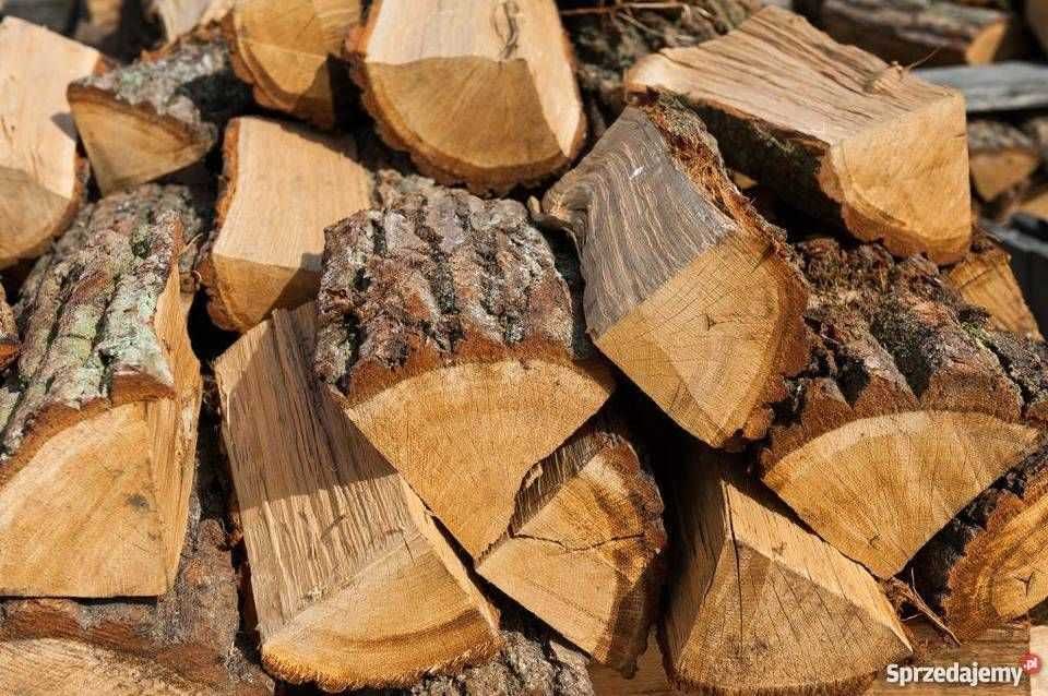 Drewno kominkowe cięte łupane