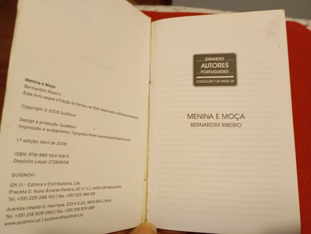 Três livros variados