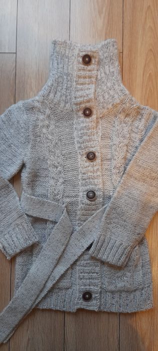 Ciepły sweter/płaszcz r. 104