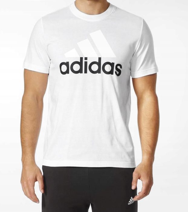 Koszulka T-shirt Bawełna Adidas Ess Linear Tee L