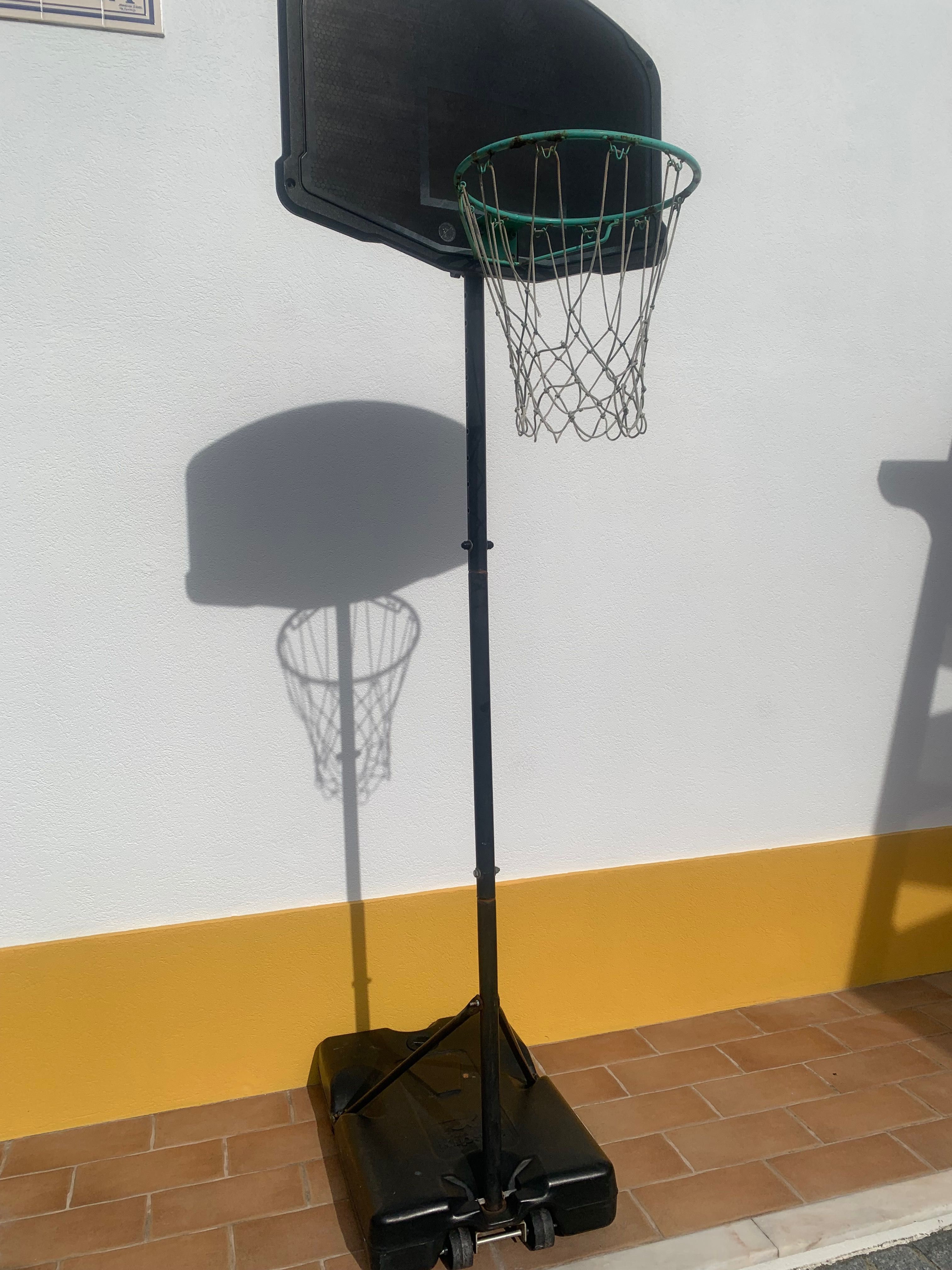 Tabela de basket com suporte