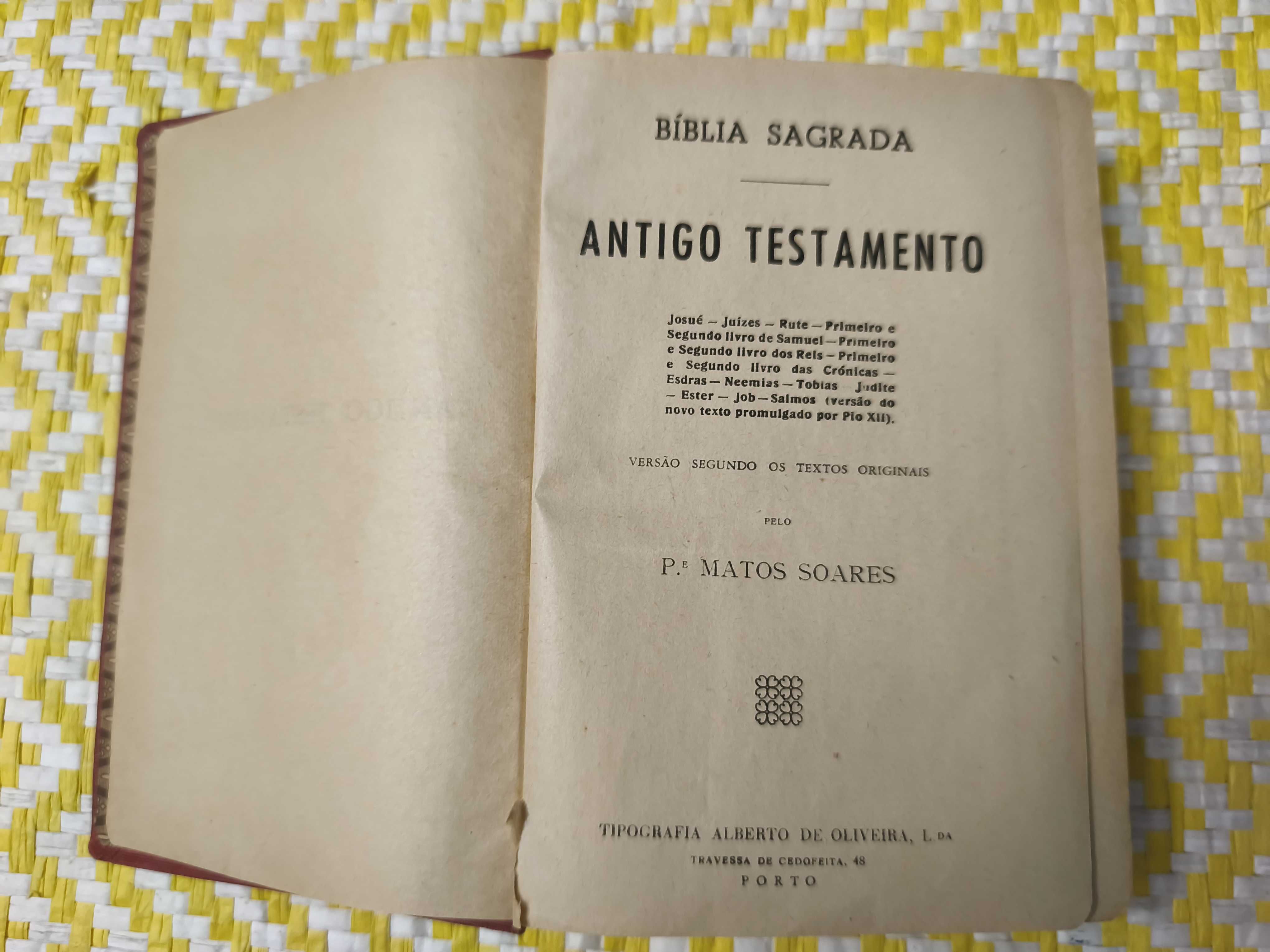 Bíblia – (Antigo Testamento) -Trd. P. Matos Soares