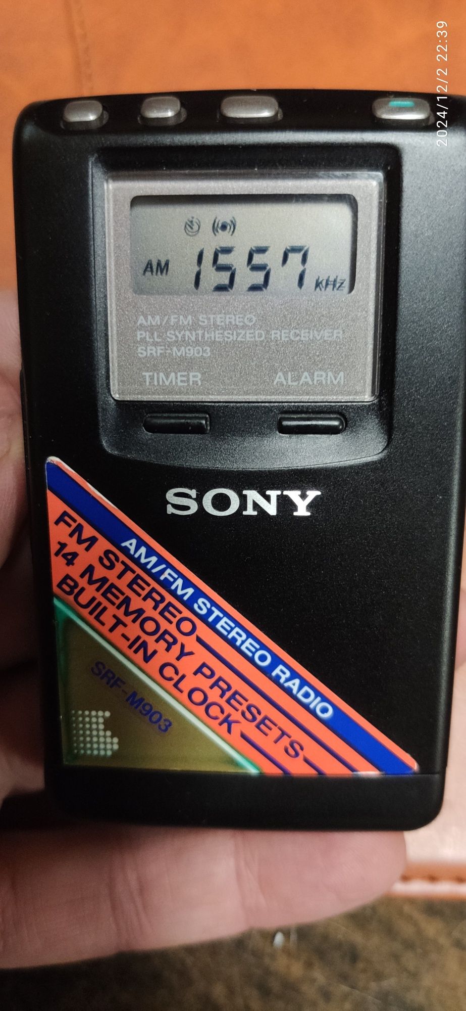 Радиоприемник Sony srf-m903