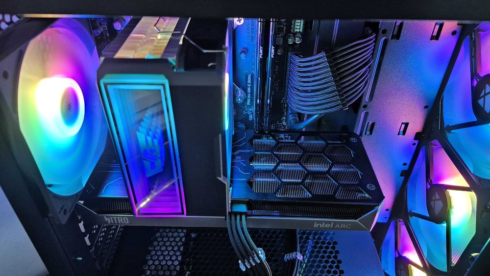 i5 12400F, Intel ARC B570 10GB, 32GB RAM, SSD+HDD - komputer GAMINGOWY