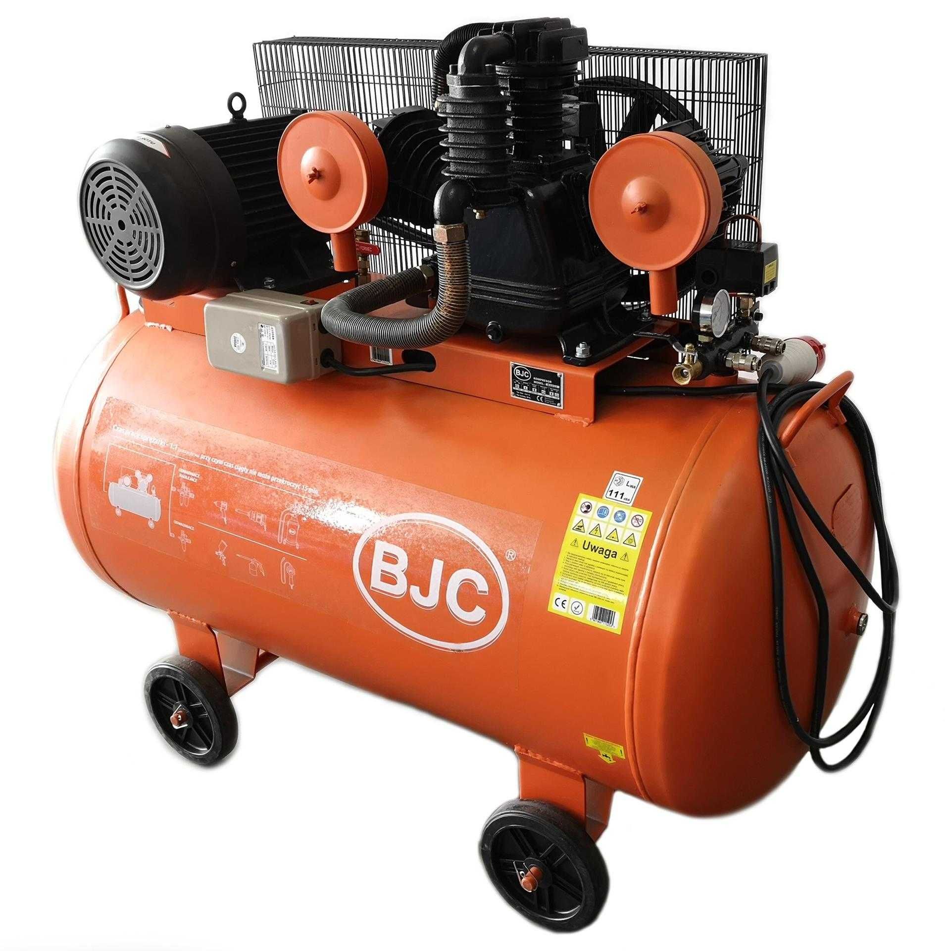 BJC Kompresor Olejowy Sprężarka 350l 3xtłok 400v 7,5kw