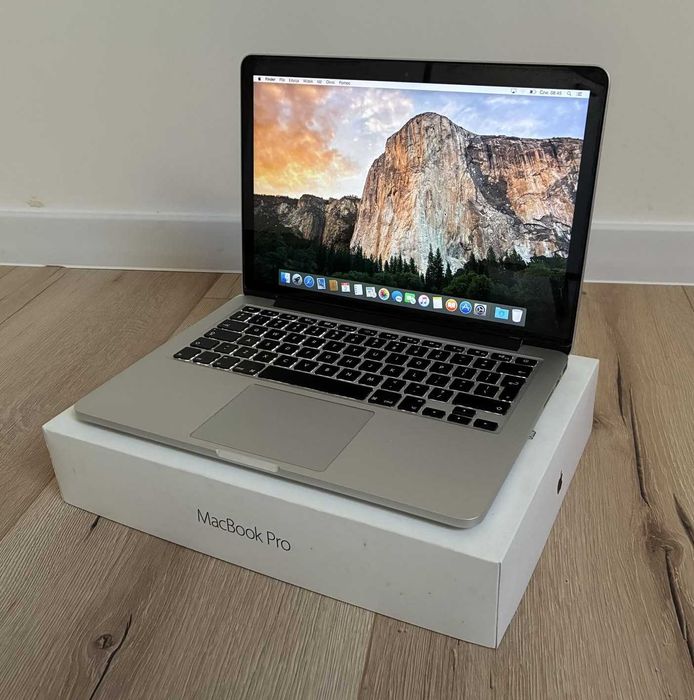 Laptop Apple Macbook 13 Pro A1502 i5 8GB SSD 120GB 2015r 225 cykli