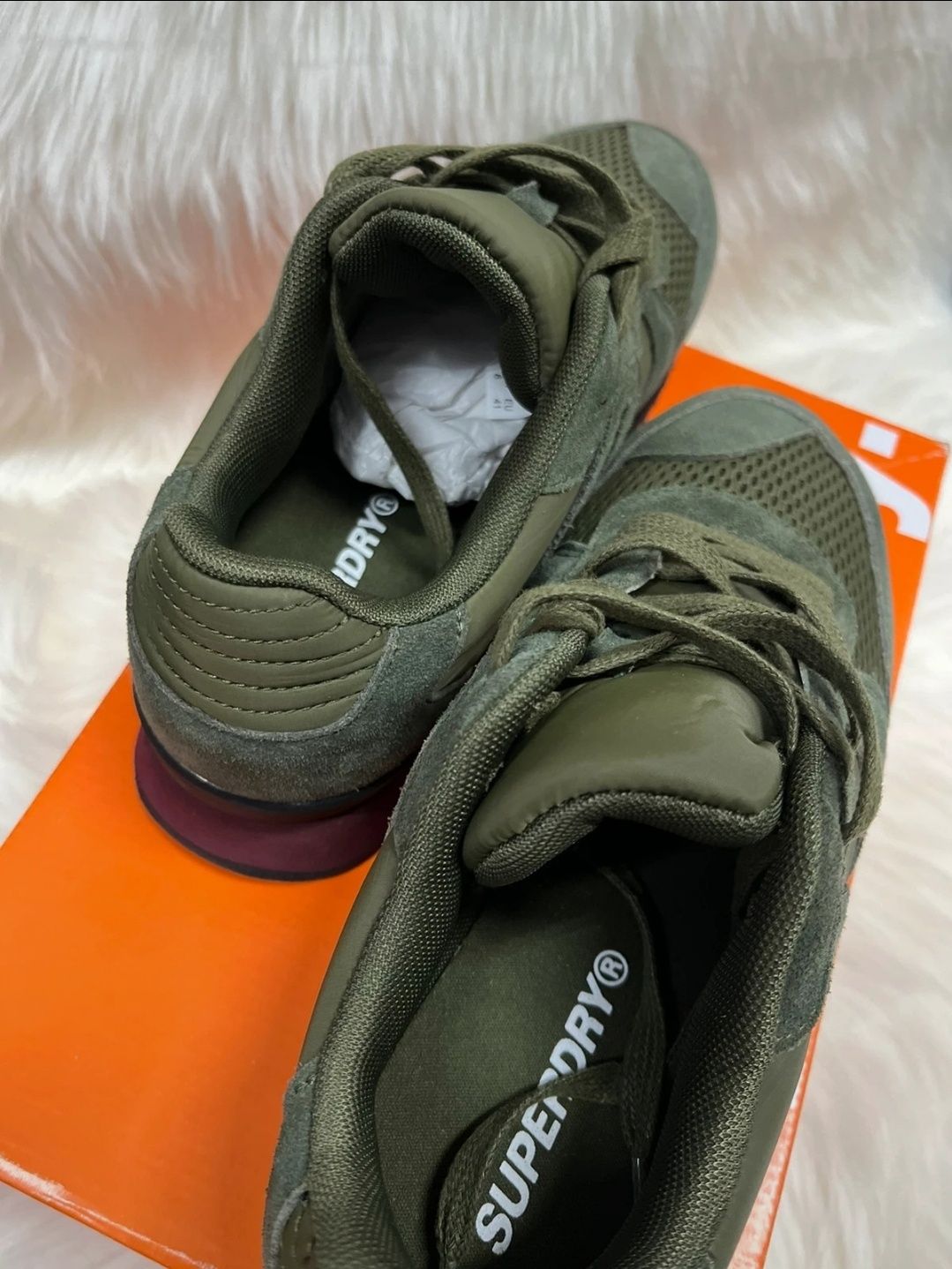 Buty Superdry Retro Runner Khaki r.41