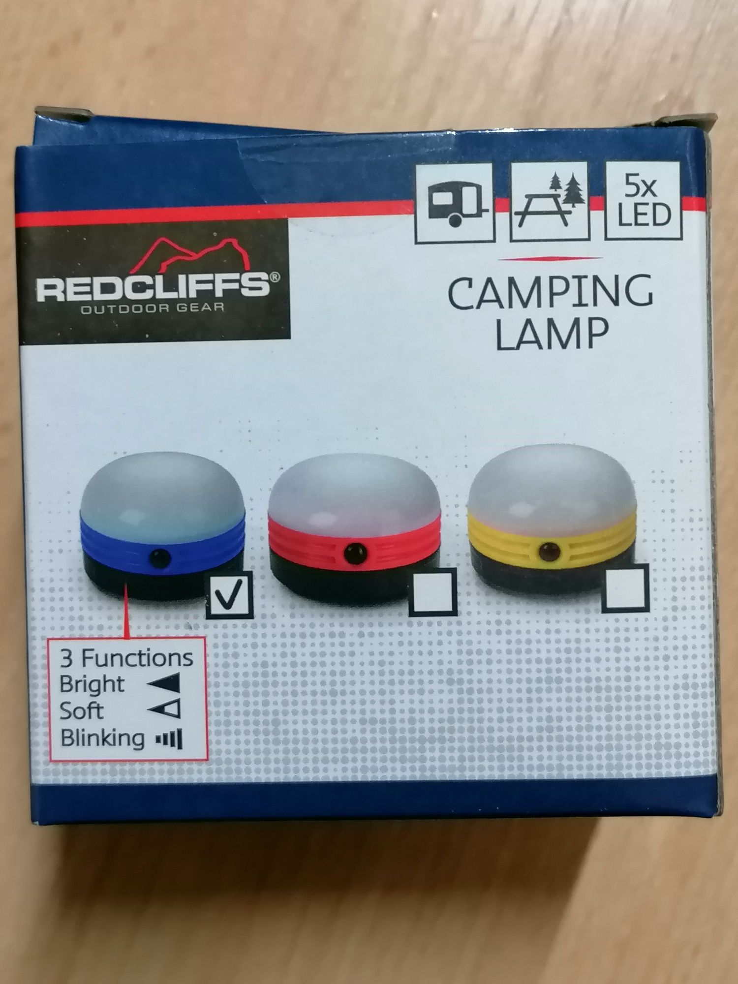 Lampka lampa camping namiot latarka turystyczna  led