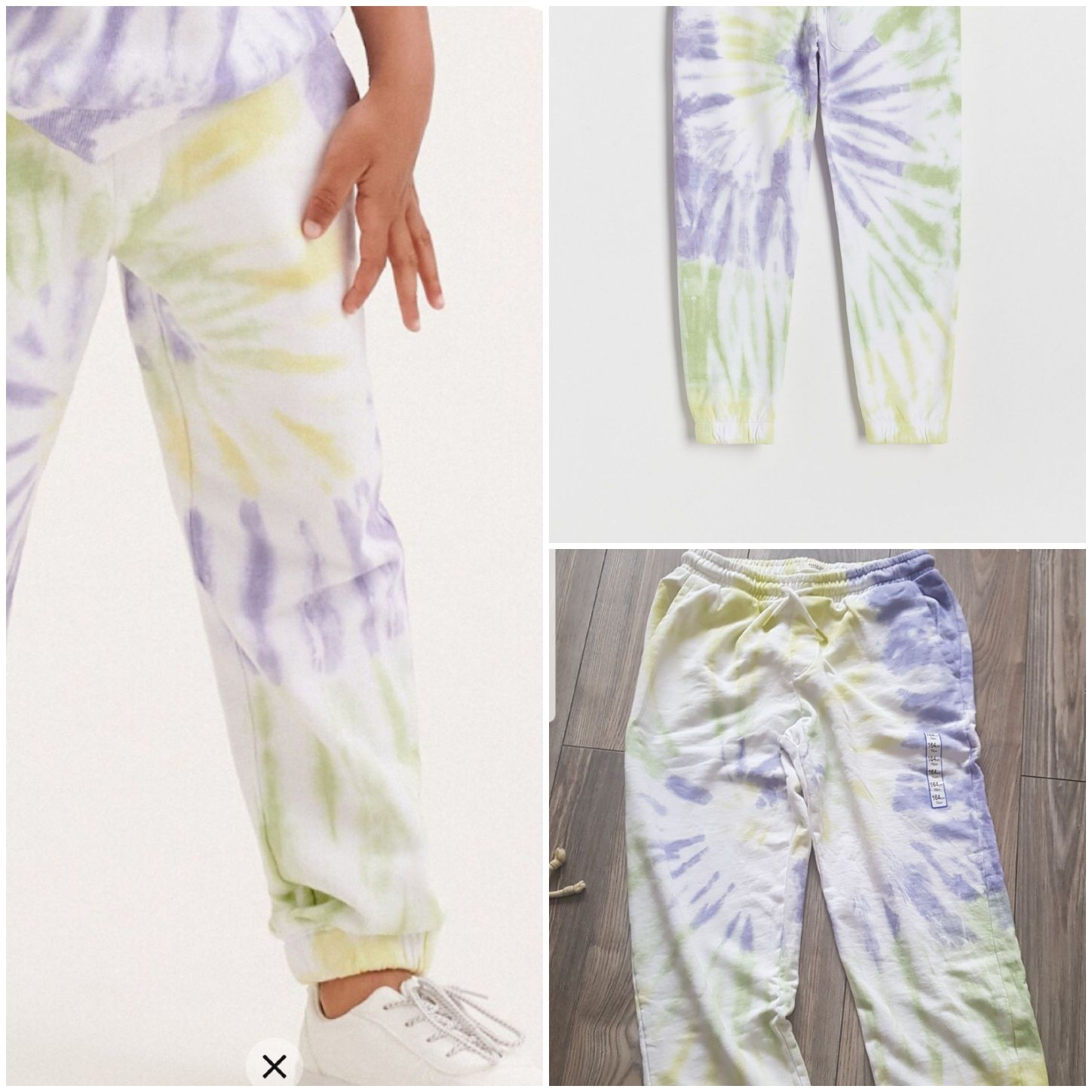 Spodnie dresowe Reserved 164 Tie dye ombre