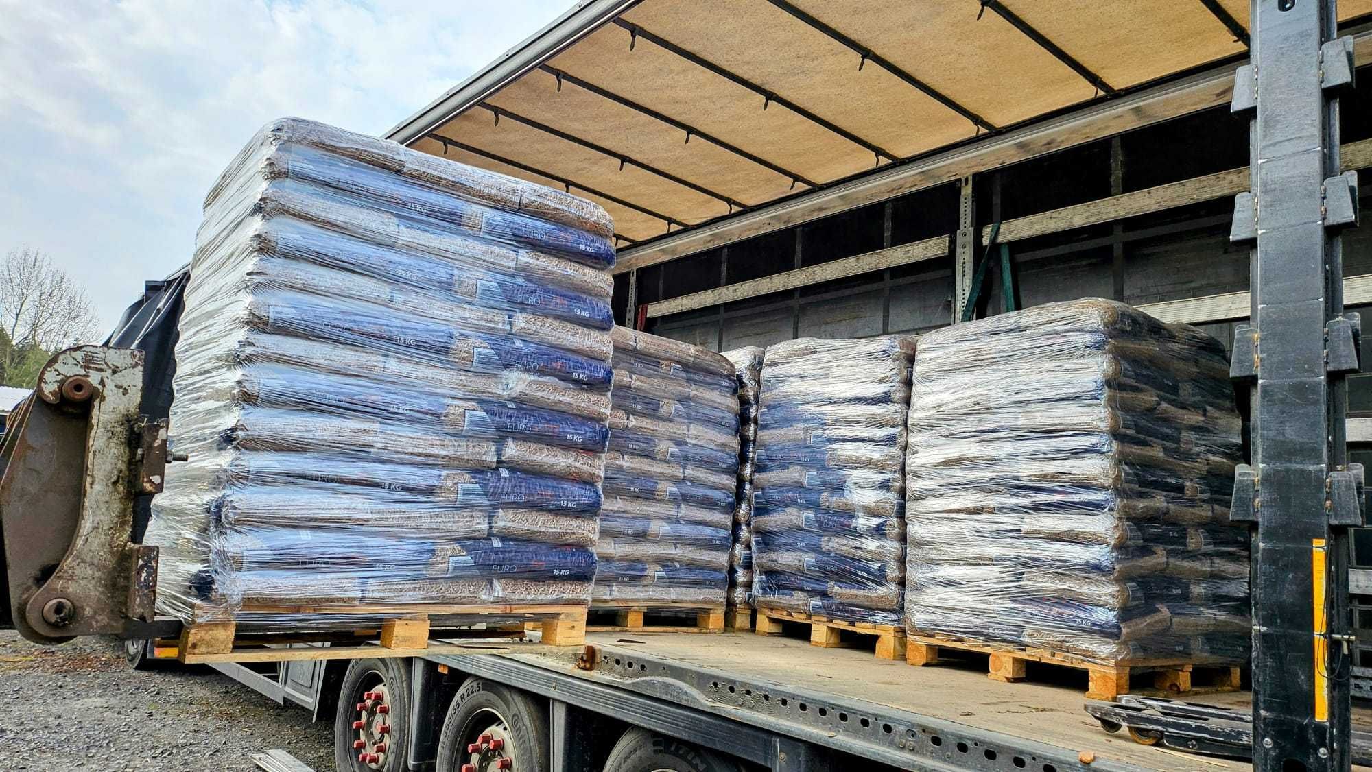 Pellet Europellet z Europolu, klasa  A1, paleta 975kg