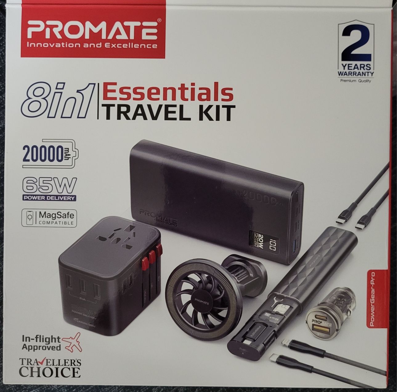 Kit de Viagem - Powerbank e muito mais!