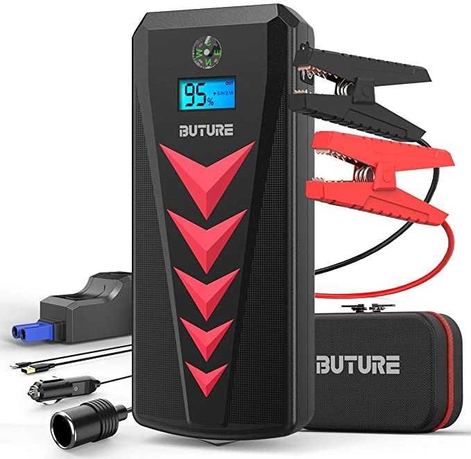 Arrancador de carros Buture 2000 A / 22.000 mAh, 12 V