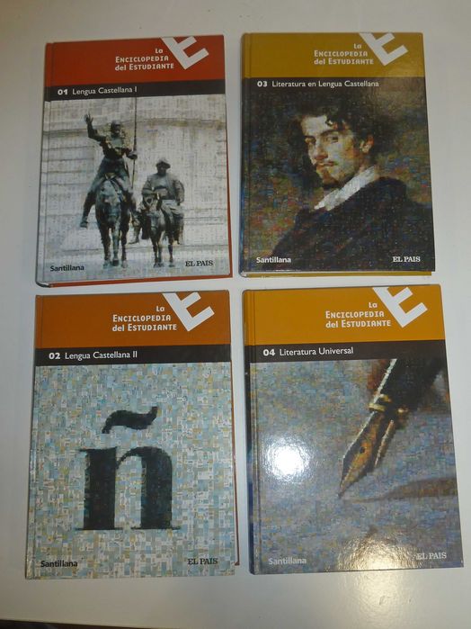Enciclopédia Estudante Lengua Castellana 4 volumes