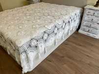 Colcha de Renda 220 x 240 cor branco - novo