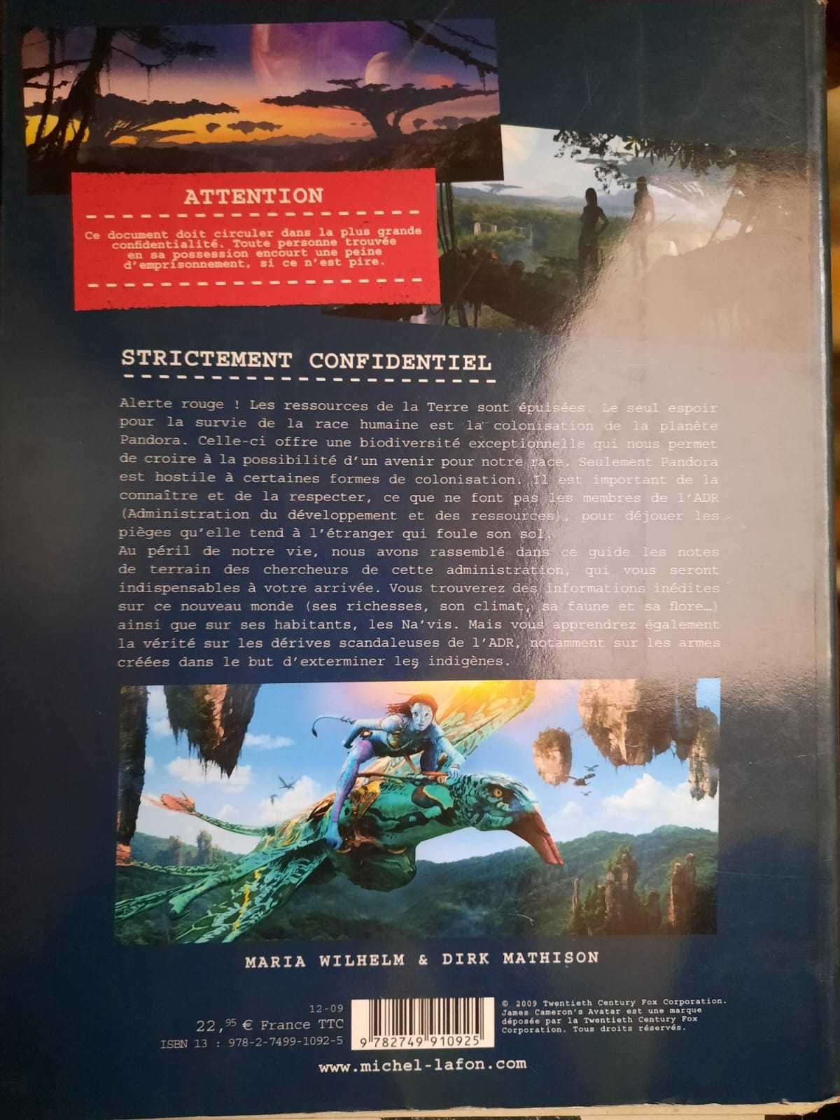 Primeiro livro original do Avatar em francês