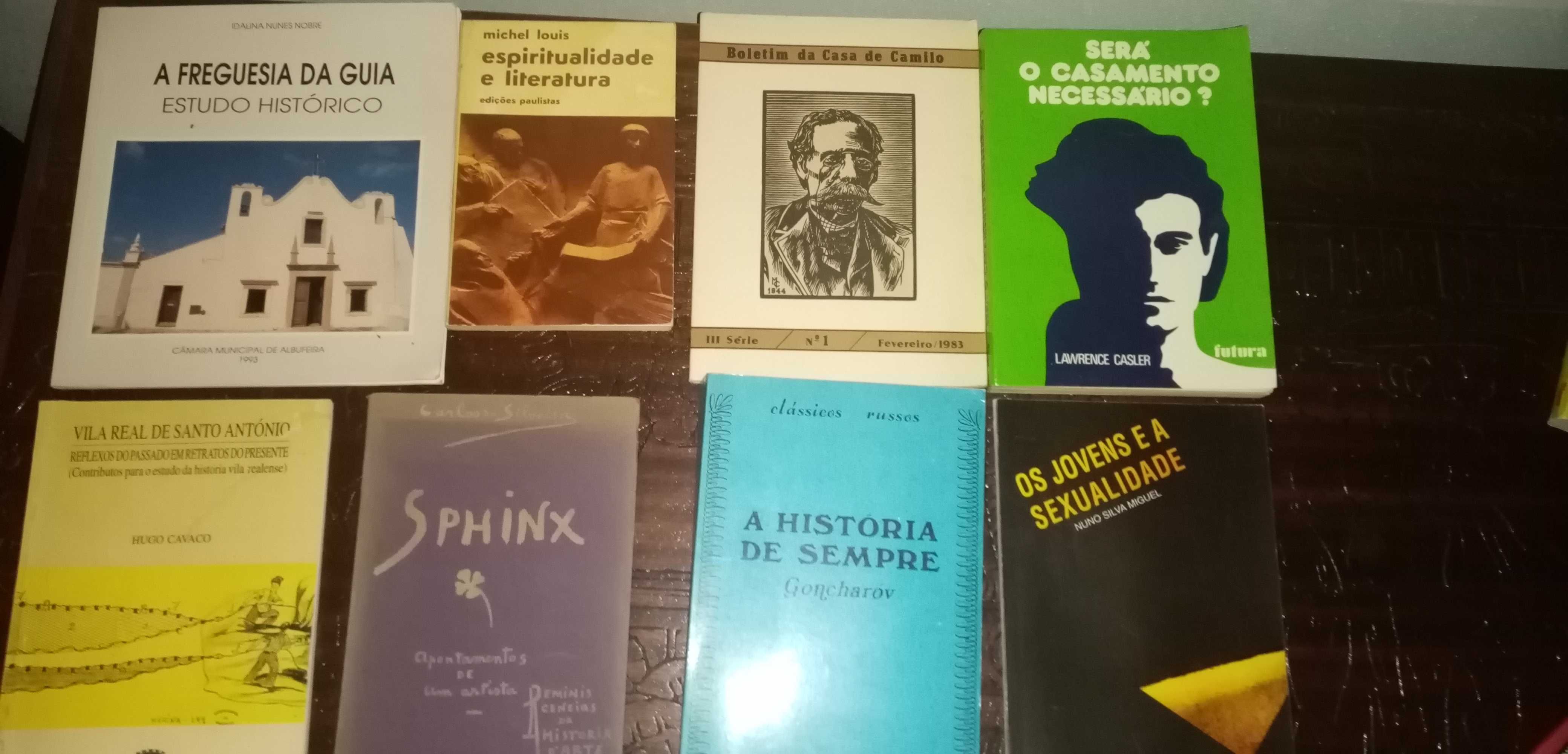 Livros de literatura diversos