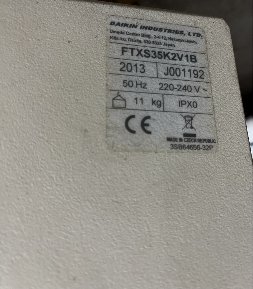 Unidade interior AC Daikin 12.000BTU