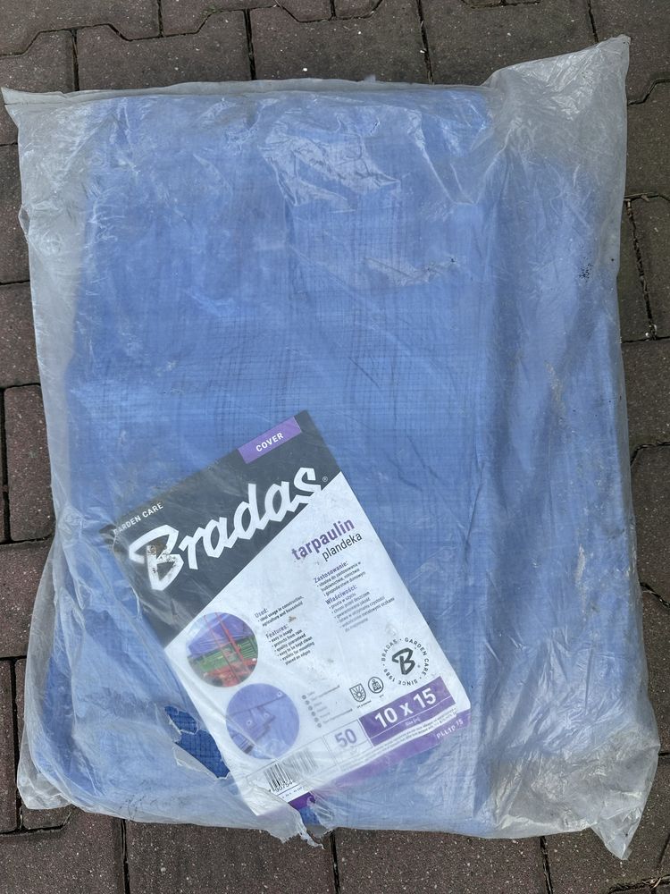 Bradas Plandeka 50 g/m2 10 x 15m nowa