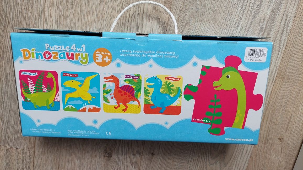 Puzzle Czu Czu dinozaury 3+