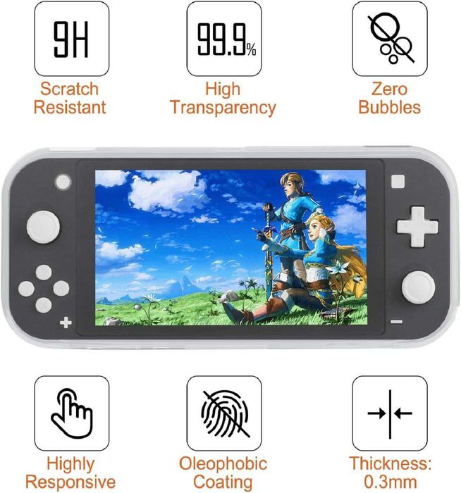REDTRON Etui ochronne na Nintendo Switch + szybka ochronna, spp649