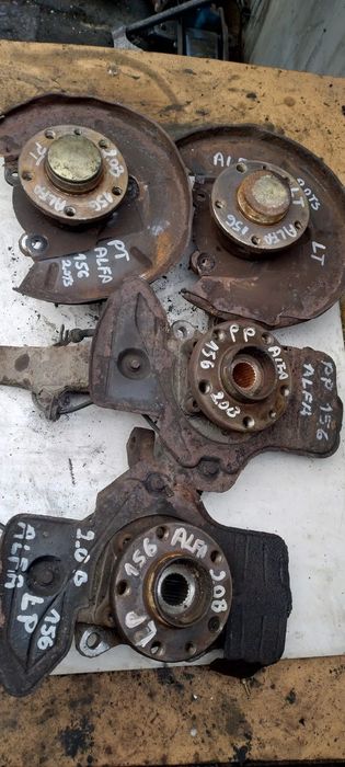 Alfa romeo 156 2,0ts 1,9JTD piasta tył przód zwrotnica