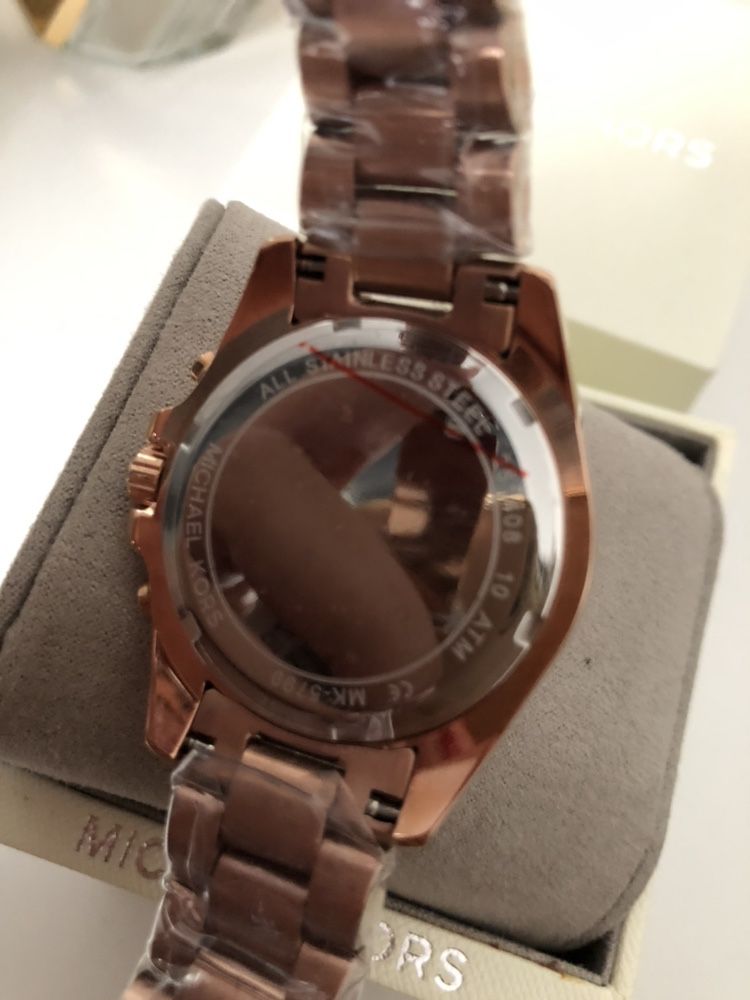 Zegarek Michael Kors chronograf Bradshaw rose gold