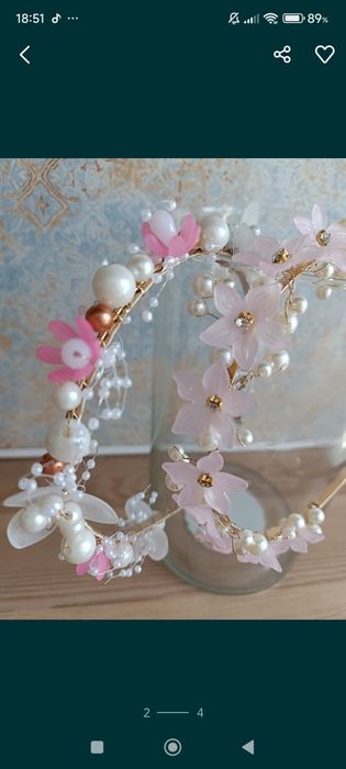 Opaski do włosów dziewczęce 4 sztuki