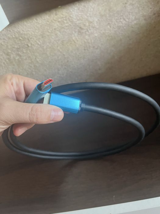 Кабель HDMI 1,5м. 4 К Ultra HDTV Товшина 10 мм . Якісний дуже! Новий