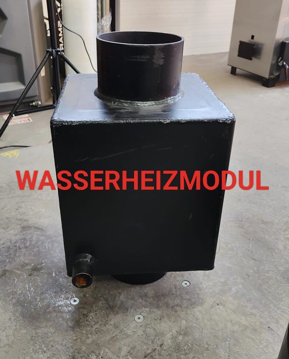 Nagrzewnica warsztatowa piec z nadmuchem koza do warsztatu olej+drewno