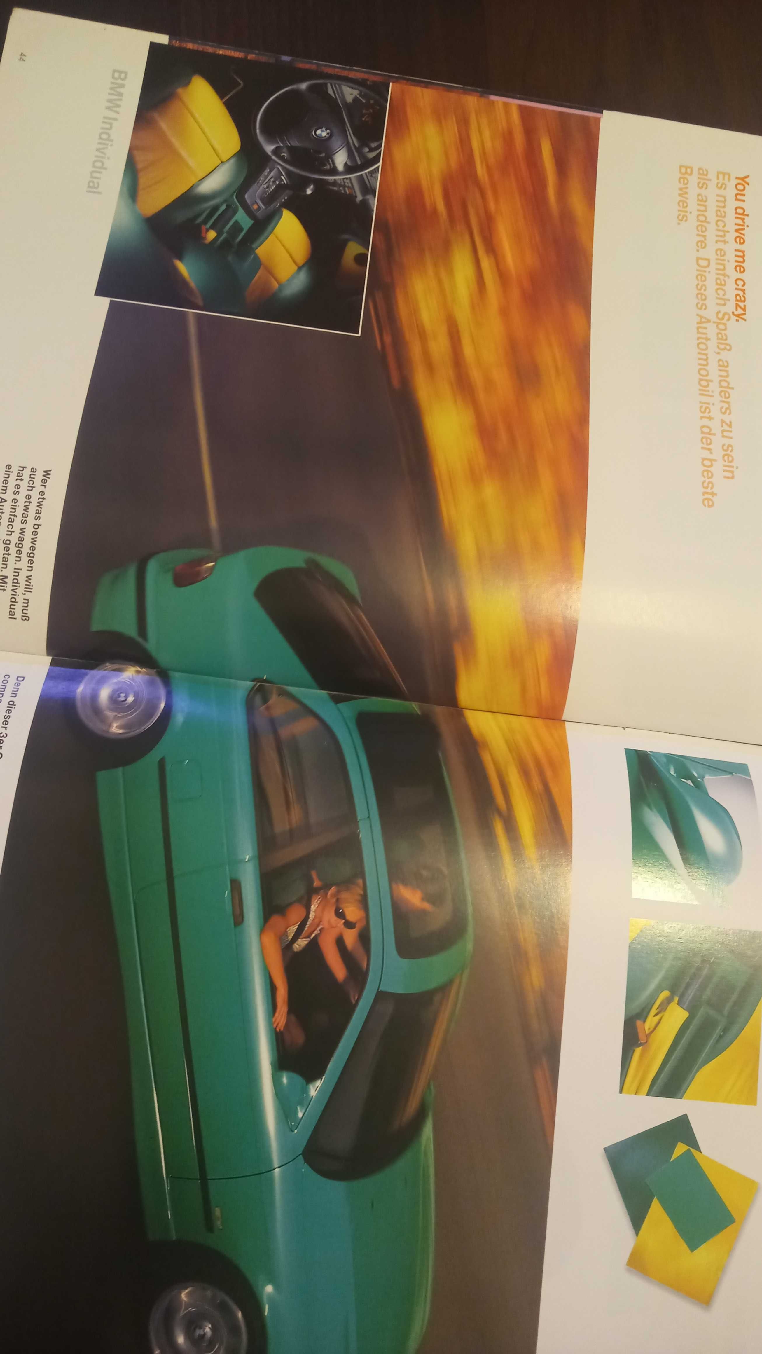 Katalog BMW Individual z lat'90 w języku niemieckim