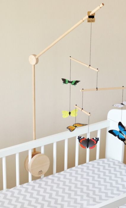 Uchwyt łózeczkowy do mobili montessori
