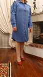 Vestido azul marca Minueto