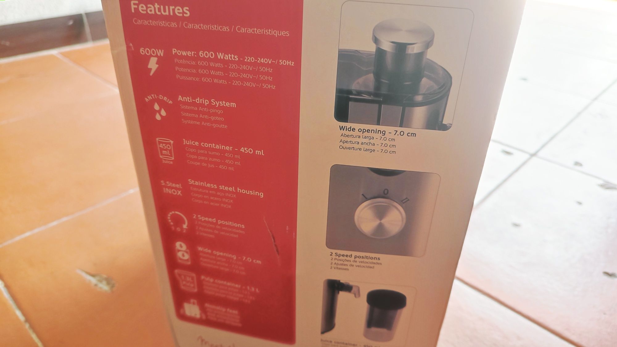 Centrifugadora Haeger Mini Juicer