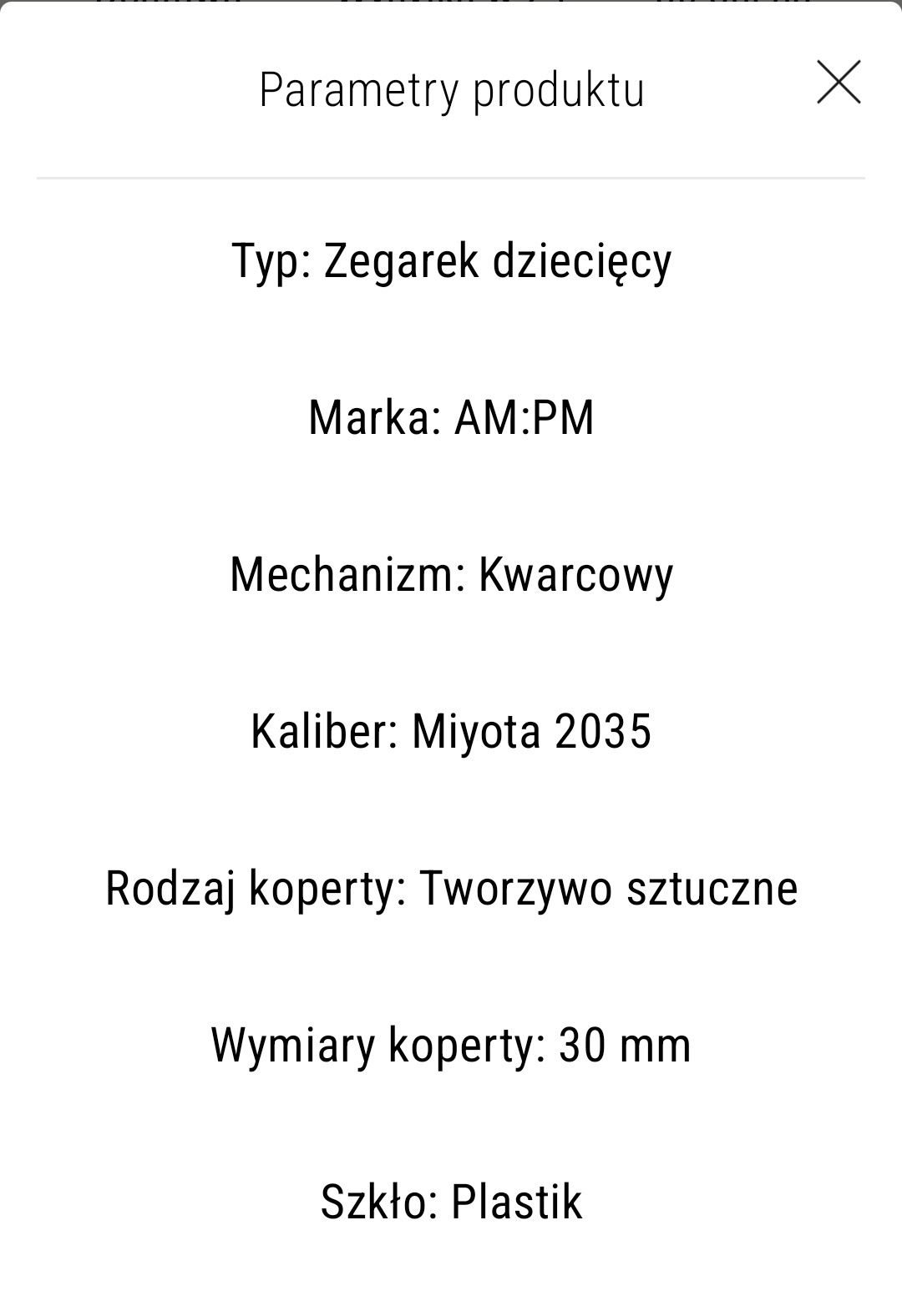 Zegarek AM.PM Apart