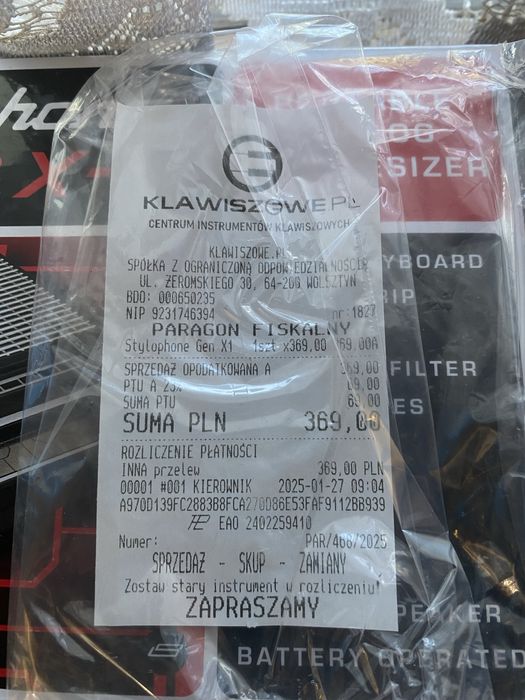 Stylophone GEN X-1 gearancja jeszcze ponad rok!