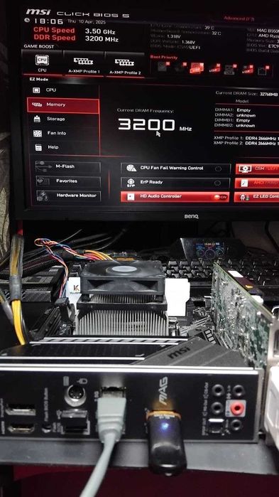 Геймерський комплект на AM4 - B550M 5700x 32Gb 3200Mhz