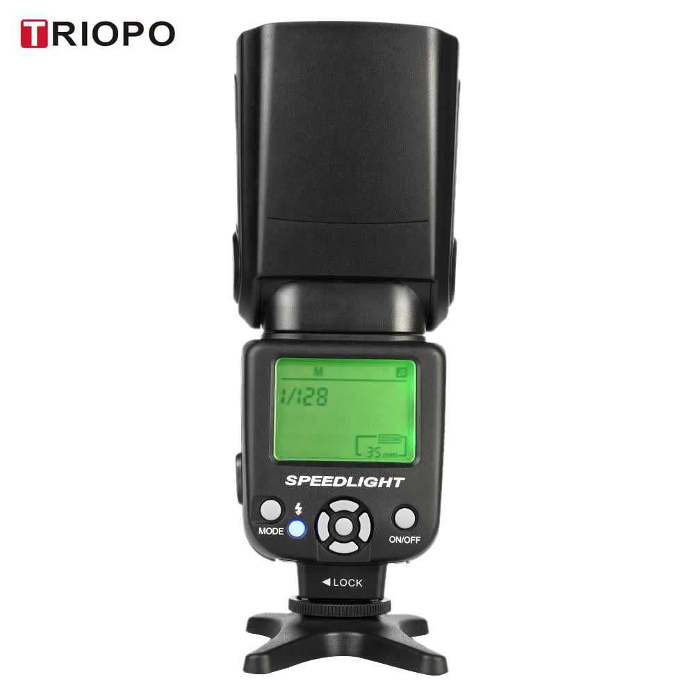 Вспышка TRIOPO TR-950 для камеры Nikon, Canon, фото