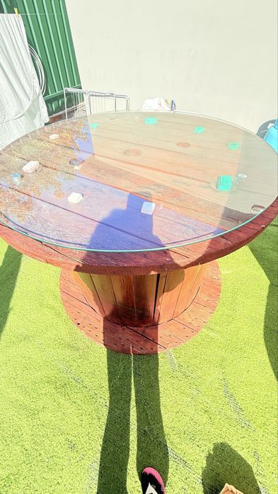 Vidro redondo para mesa