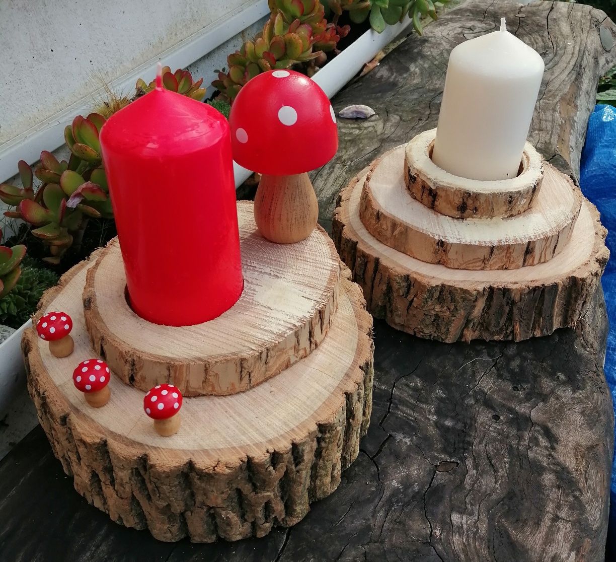 Castiçais para velas