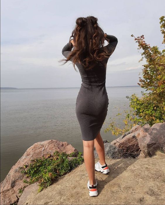 Сукня skinny сіра