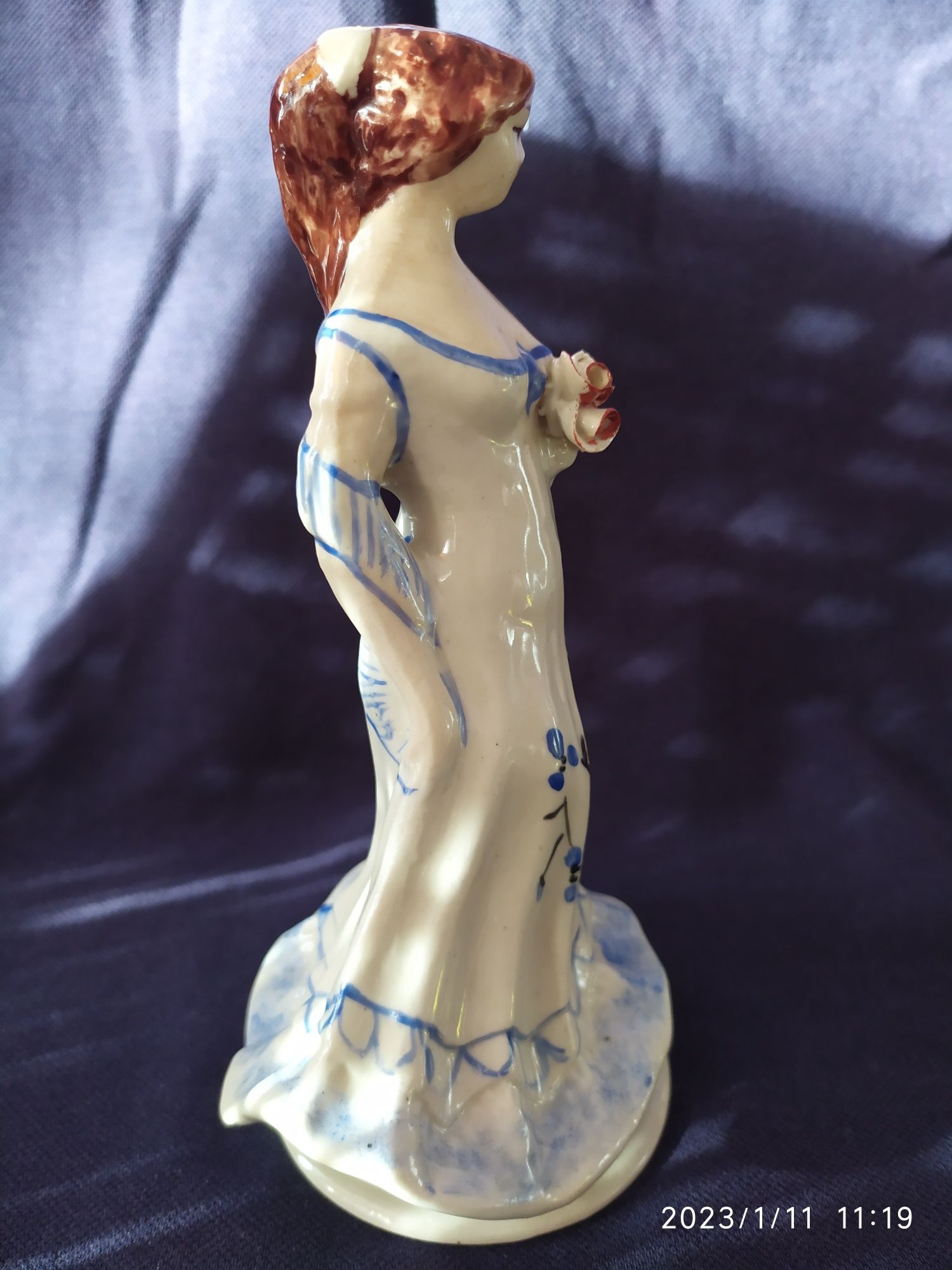 Steatyt Katowice porcelana figurka Damy prl