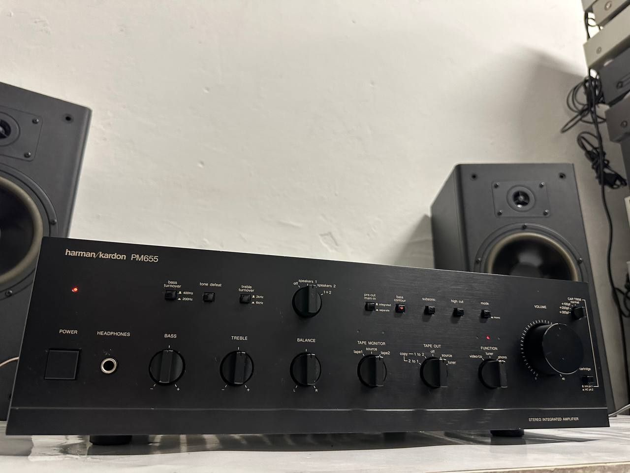 Wzmacniacz stereo Harman Kardon PM 655, 2*100 Watt,  Japan
