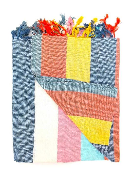 Ręcznik plażowy hammam na plażę kocyk z frędzlami ręczniki sauna pareo